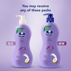 Parachute Advansed Deep Nourish Body Lotion for Women & Men old vs new