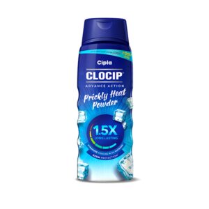 Clocip Advance Action Prickly Heat Talcum Powder